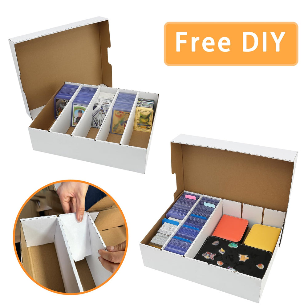 MZONGZI collector card storage open lid enables easy access to cards