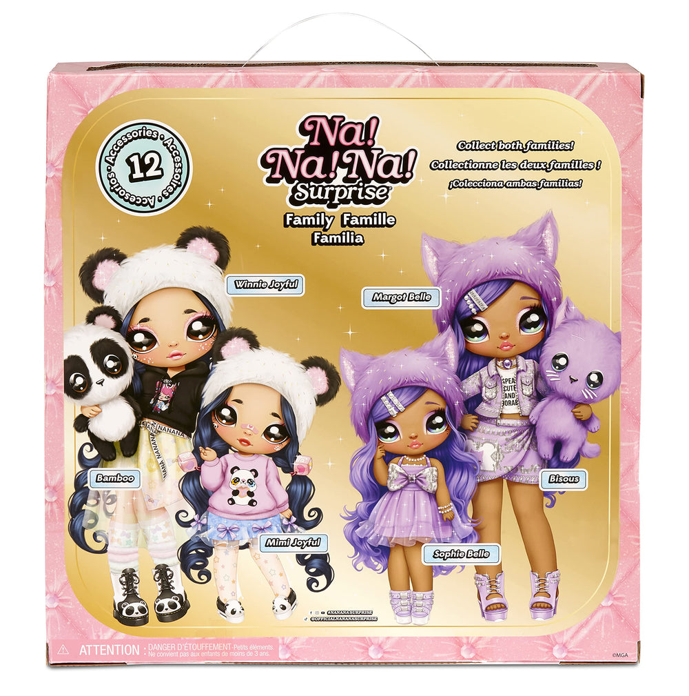 Beautiful Na Na Na Surprise window packaging highlighting display and gifting appeal.