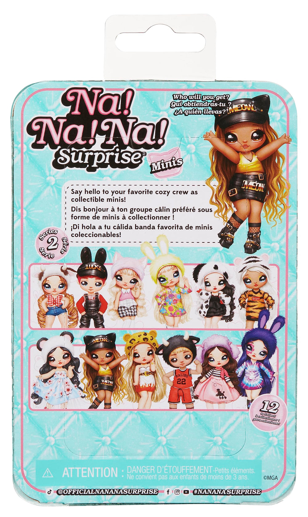Na Na Na Surprise Minis Series 2 collect-all badge motivates kids to complete Series 2
