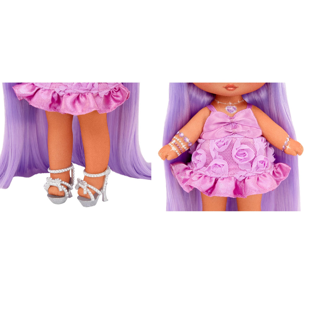 Valentina Lovely molded brush facilitates easy hair styling during pretend adventures