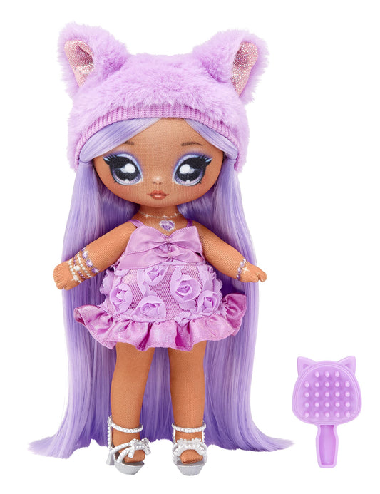 Na Na Na Surprise Valentina Lovely purple hair doll ready for imaginative styling