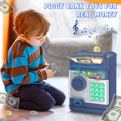 NAFEIV Kids piggy bank digital display hints at progress tracking while saving.