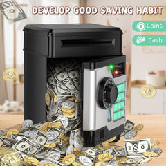 NAFEIV Piggy Bank music function with gentle prompts encourages saving.