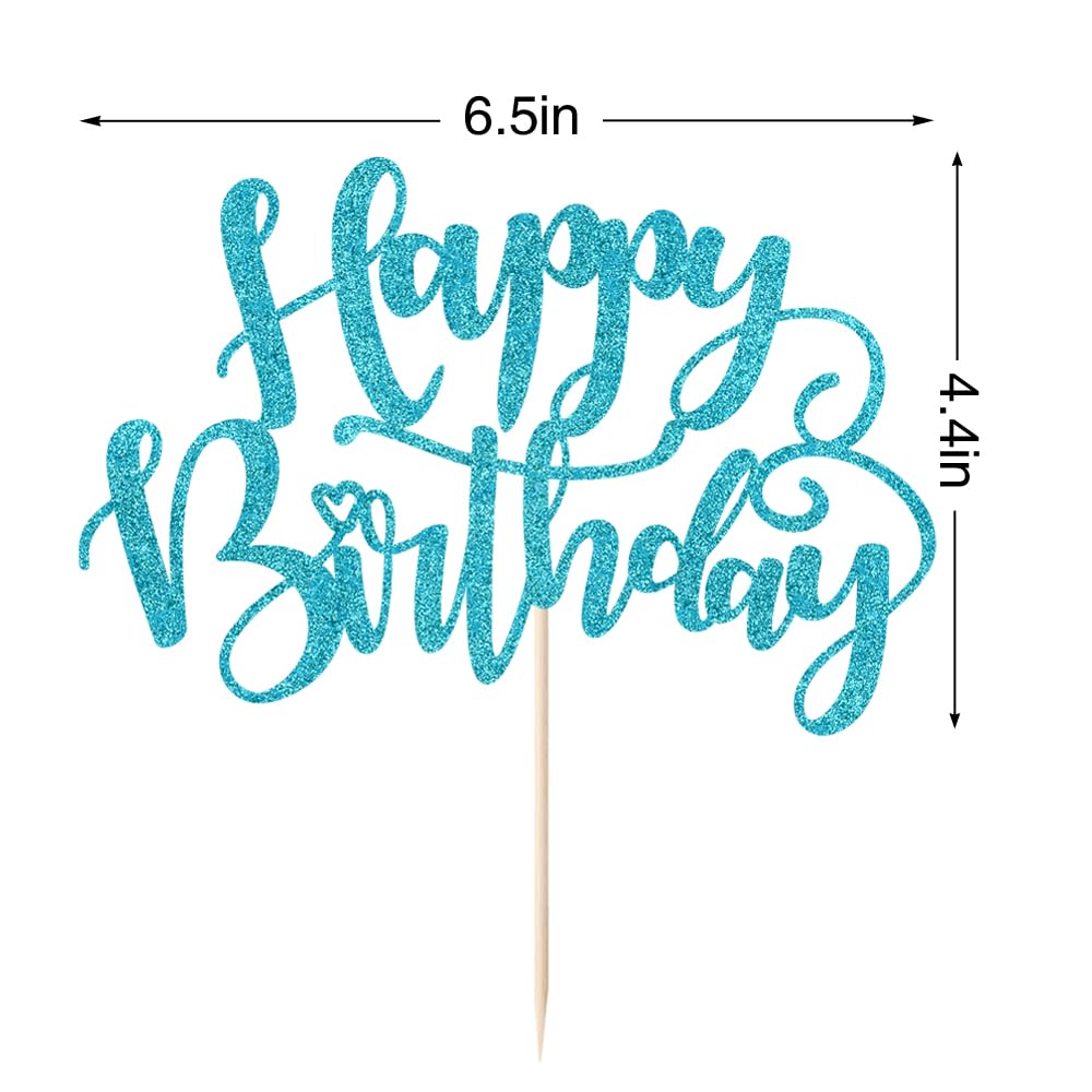 Naicaek handmade cake topper with glitter for elegant dessert presentation