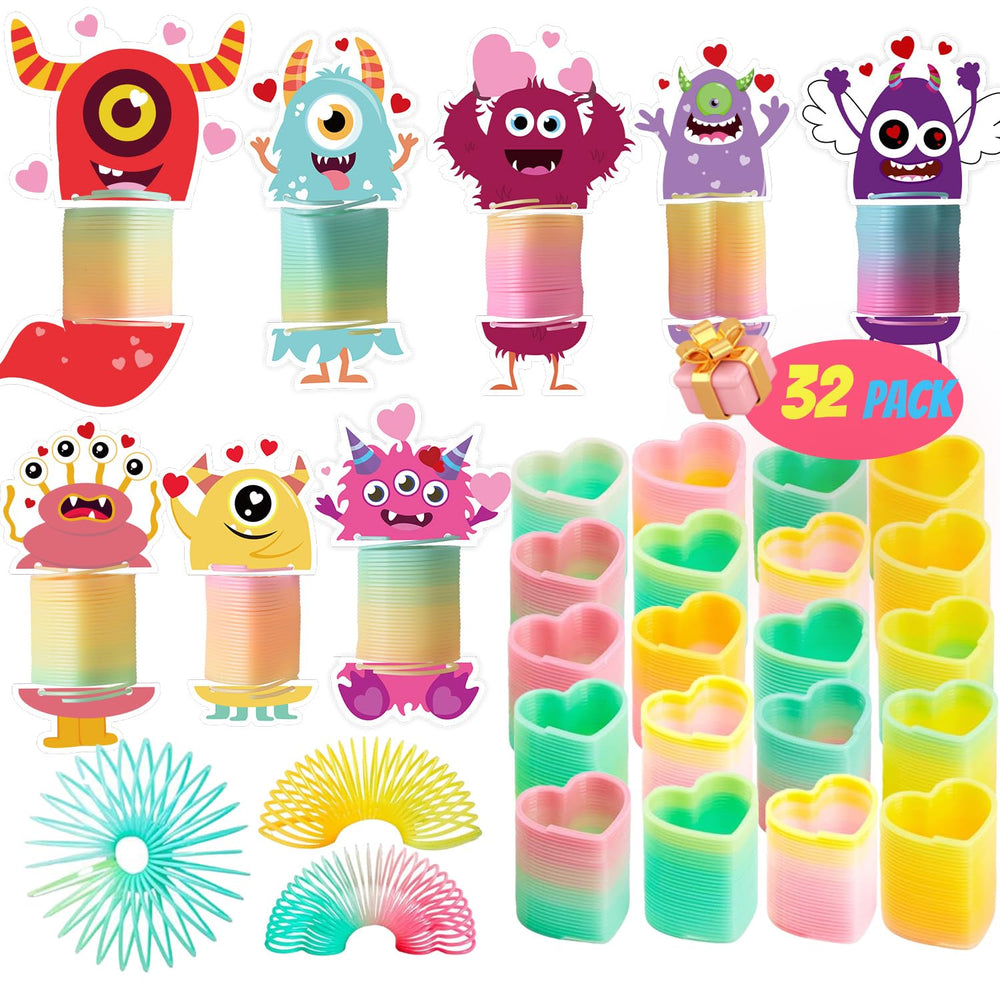 NAISEN valentines cards with eight monster designs for classroom exchanges