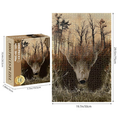 Najiaxiaowu WOZUIBAN bear motif puzzle: build focus and patience