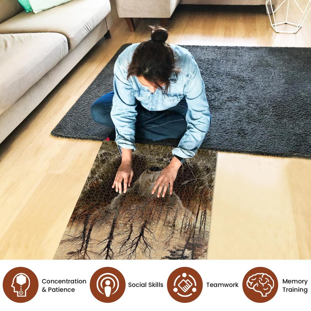 Najiaxiaowu WOZUIBAN packaging includes 1000 pieces: ideal gift for puzzlers