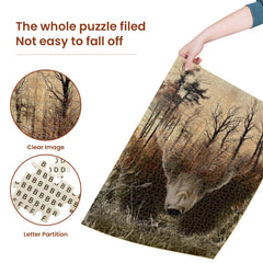 Najiaxiaowu WOZUIBAN puzzle pieces close-up: precision cuts for smooth finish