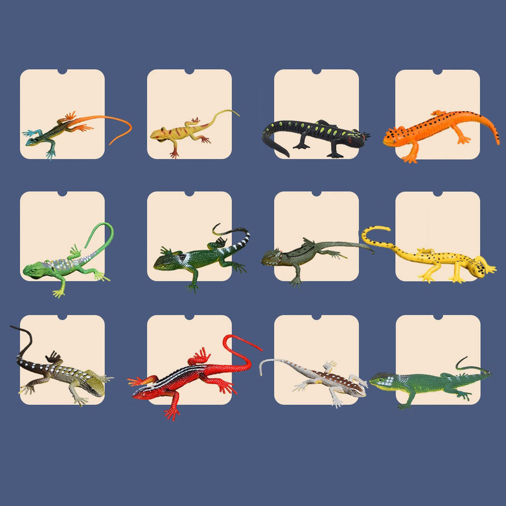 NAKIMO lizards range from 3.1 to 5.2 inches for versatile use.