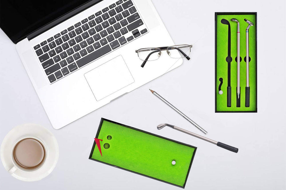 Nalakuvara putting green gift box enhances gift ready desk entertainment