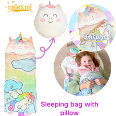 Nalexmi 3-in-1 sleeping bag pillow set provides versatile night-time comfort