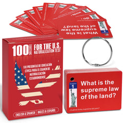 Nalosun US Citizenship Flash Cards 2025 with vivid illustrations for focused study