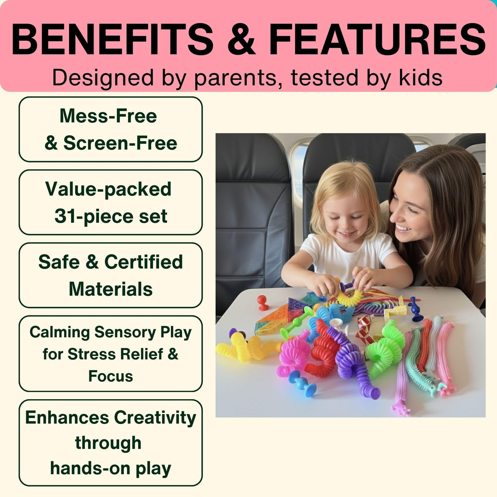 NAMUWASAE Magnetic Tangram encourages problem solving in small sessions.