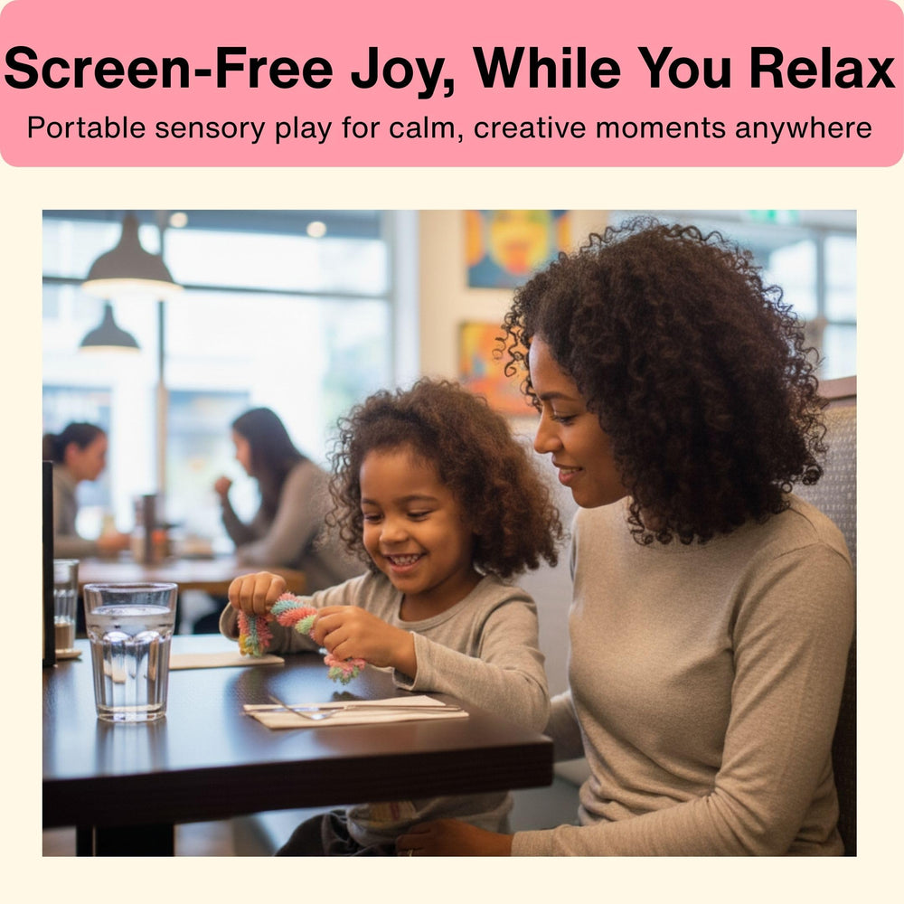 NAMUWASAE Stretchy Sensory Strings provide calming tactile stimulation.