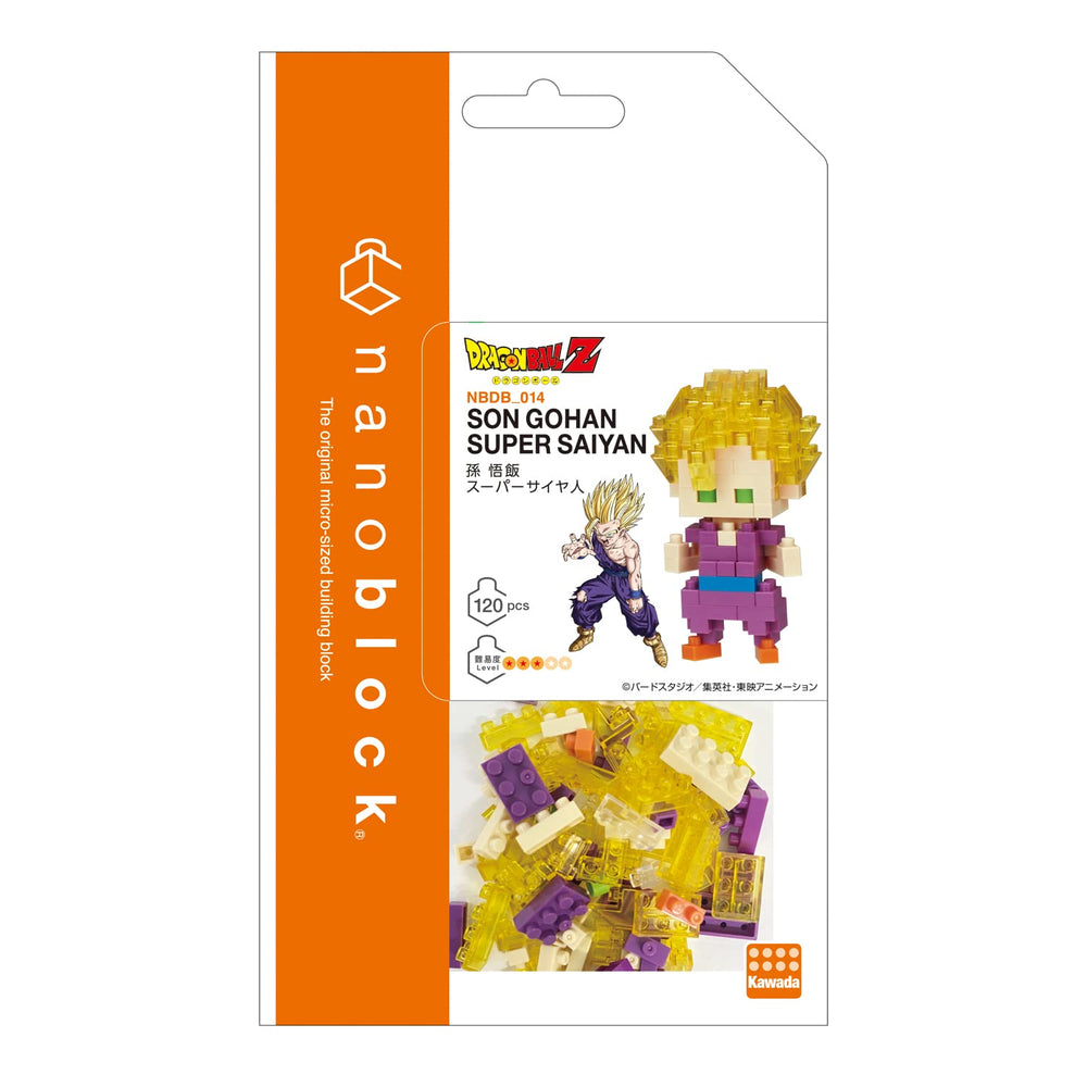 Nanoblock 130-piece build kit showcasing tiny bricks for detailed 3D art.
