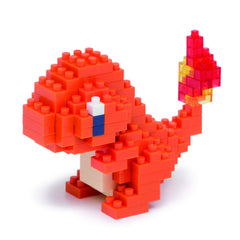 Nanoblock Bulbasaur Fushigidane assembled figure for detailed display.