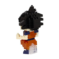 Nanoblock Dragon Ball Z Son Goku display-ready build fits on desks.