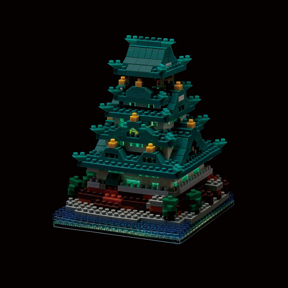 Nanoblock Osaka Castle official licensing label ensures authenticity and reliable U.S. support.