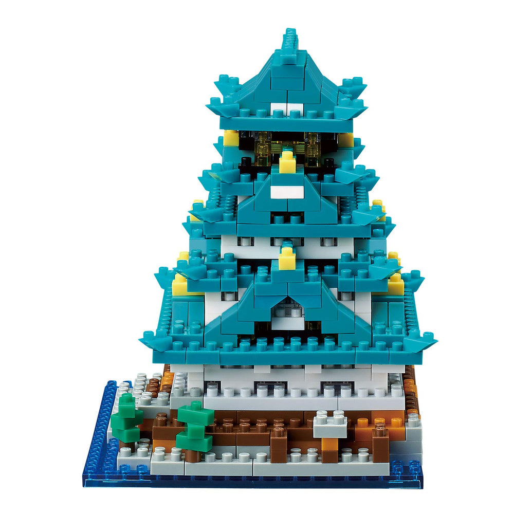 Nanoblock Osaka Castle palm-size build offers a tangible, hands-on display piece.