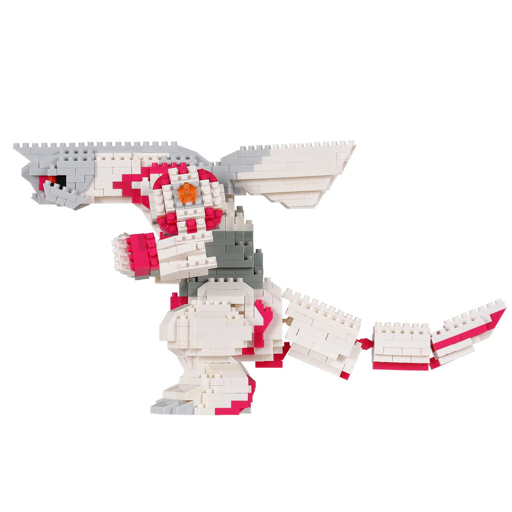 Nanoblock Palkia DX fine detailing highlights facial features