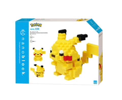 Nanoblock Pikachu DX display-ready box and packaging.
