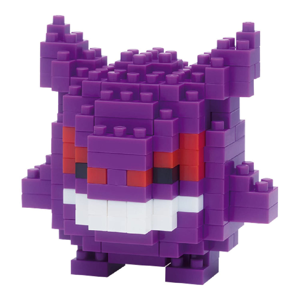 Nanoblock Pokémon Gengar model detail for display-worthy realism.
