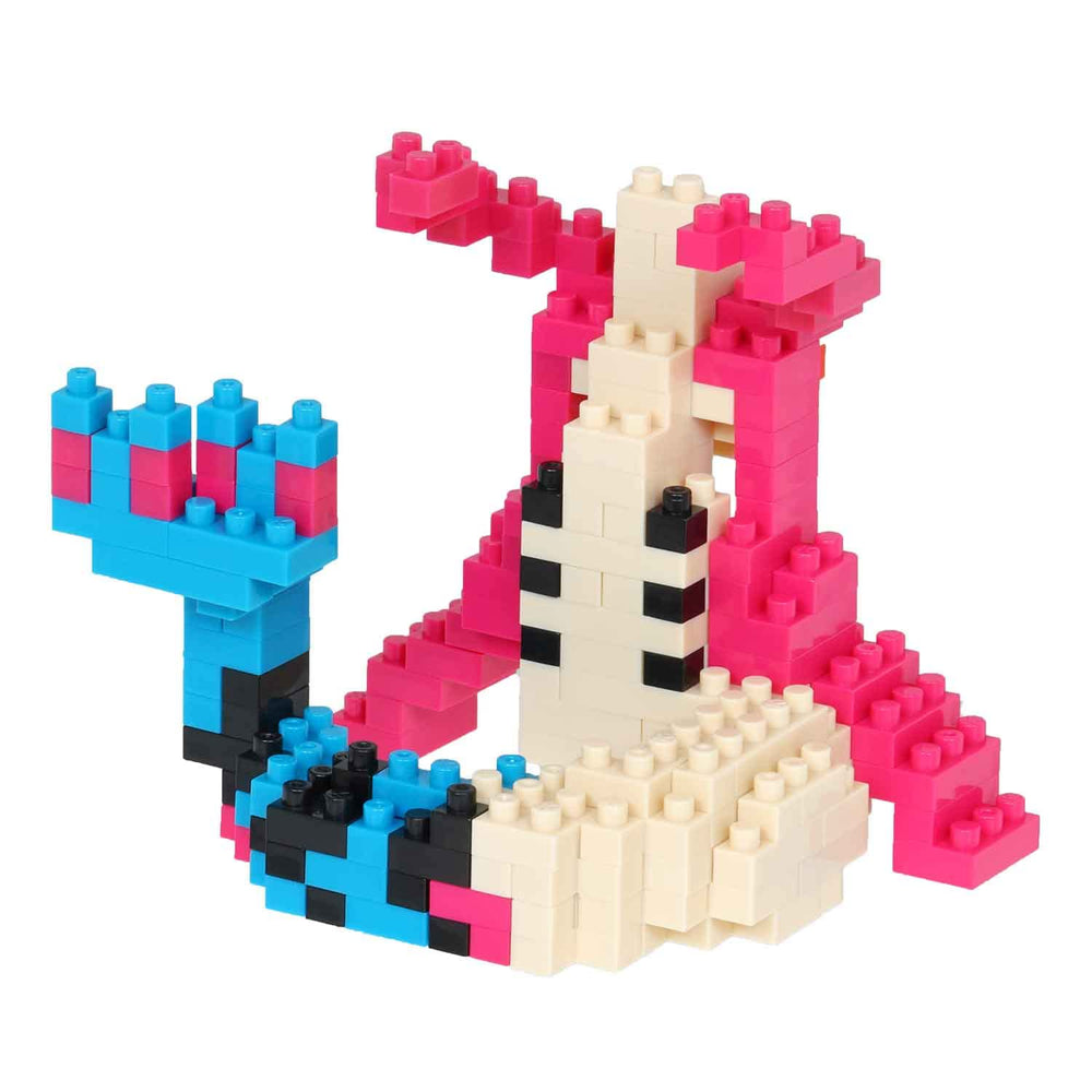 nanoblock Milotic assembly instructions guide the build.