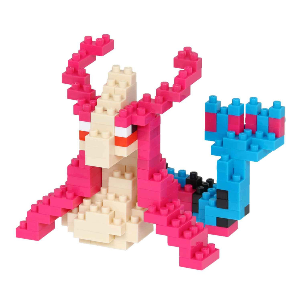 nanoblock Milotic detailed model with 200 pieces for display and collection.