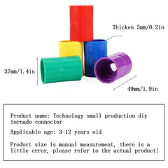 NANAOUS Tornado yellow connectors brighten classroom demos and small engineering projects.