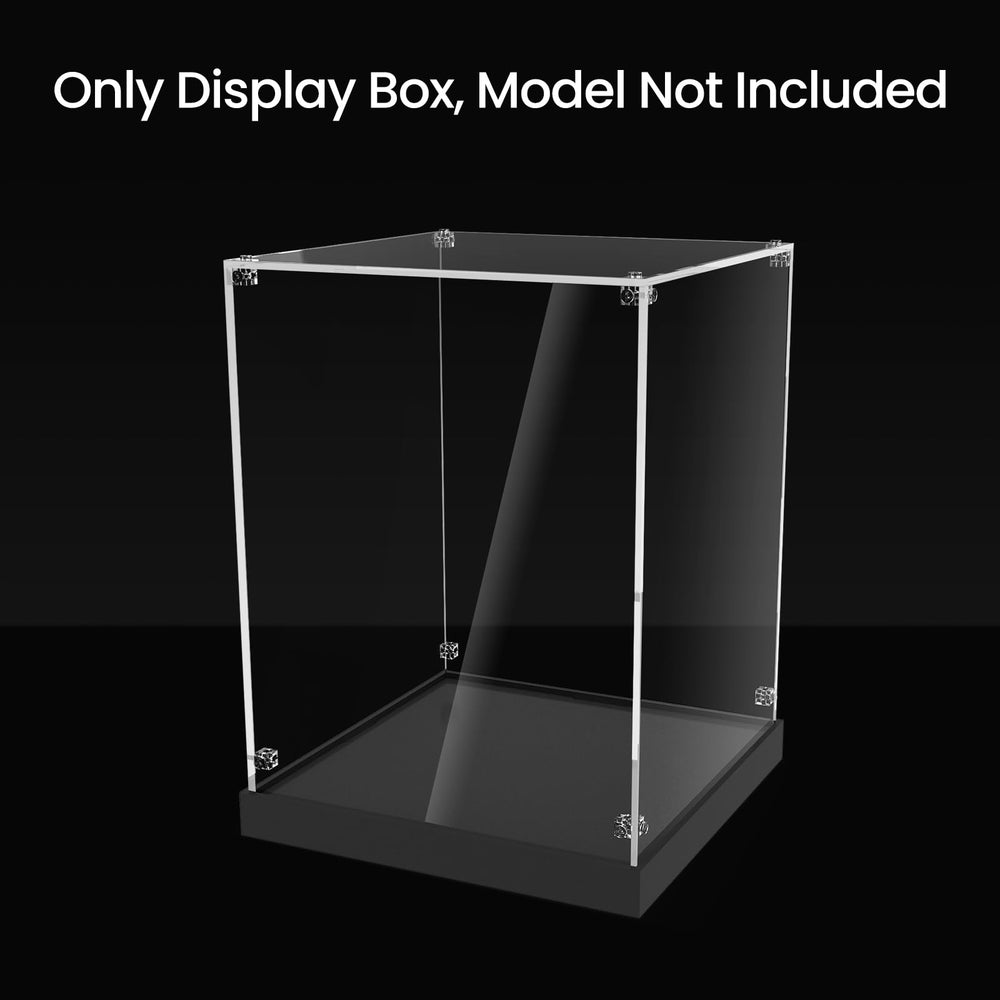 Dustproof NAOCARD display case protects your Lego helmet from dust.