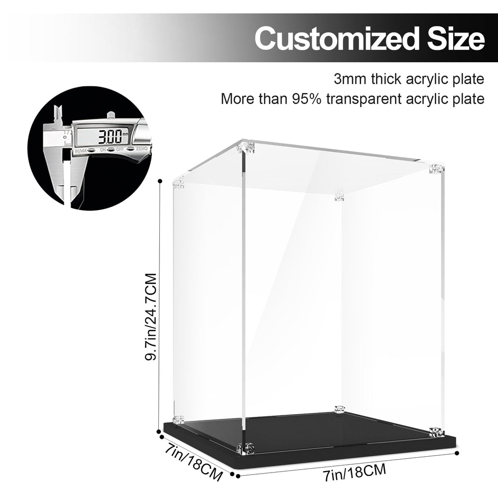 NAOCARD display case inner dimensions fit compatible Lego helmet models.