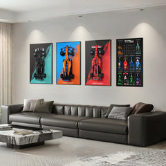 NAOCARD easy installation guide image emphasizes straightforward mounting on a wall.