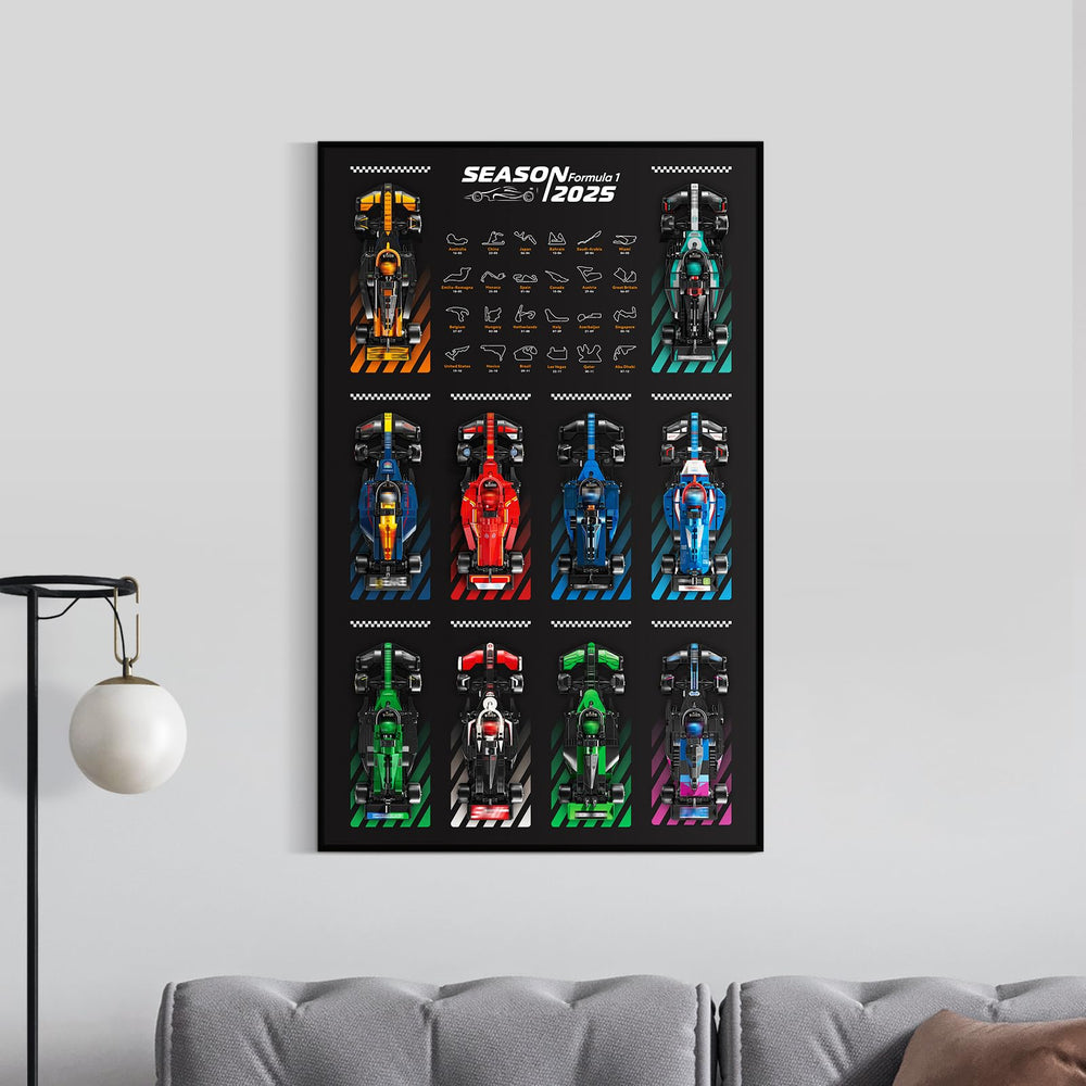 NAOCARD secure-hook design keeps Lego Speed Champions models firmly in place.