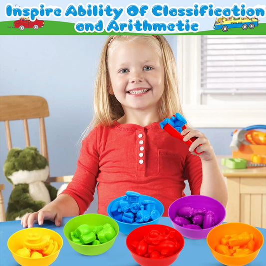 NAODONGLI Rainbow Bowls for color sorting and motor skill growth