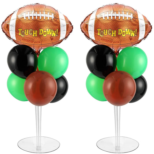 Naozinebi football party stand kit enhances table decor with a centerpiece