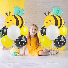Naozinebi matte yellow balloons brighten tables and draw attention