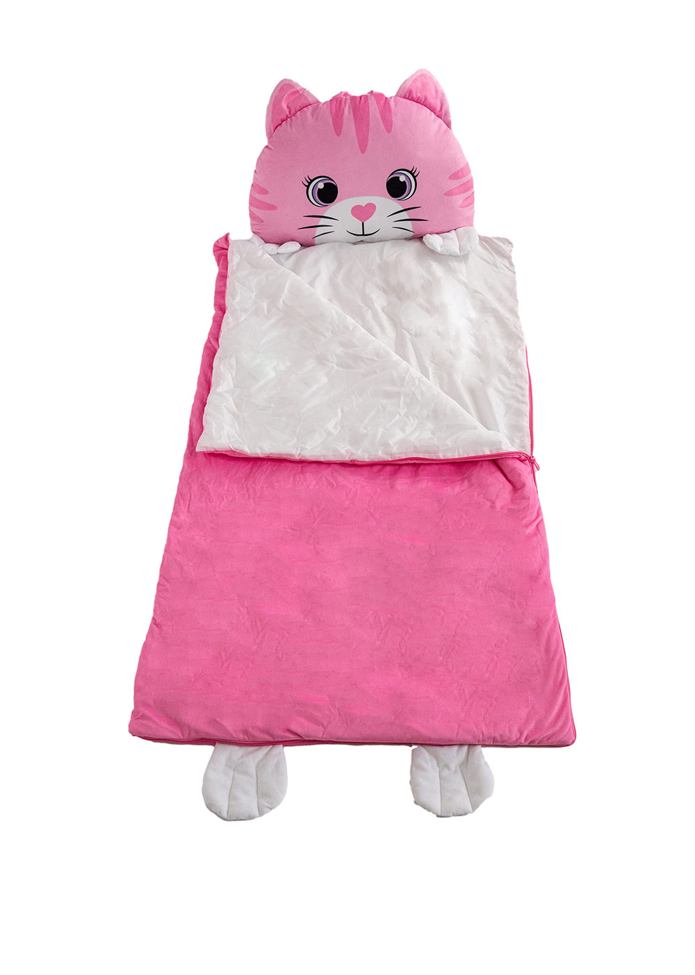 Nap Buddy rolled-pillow compact design for easy transport.