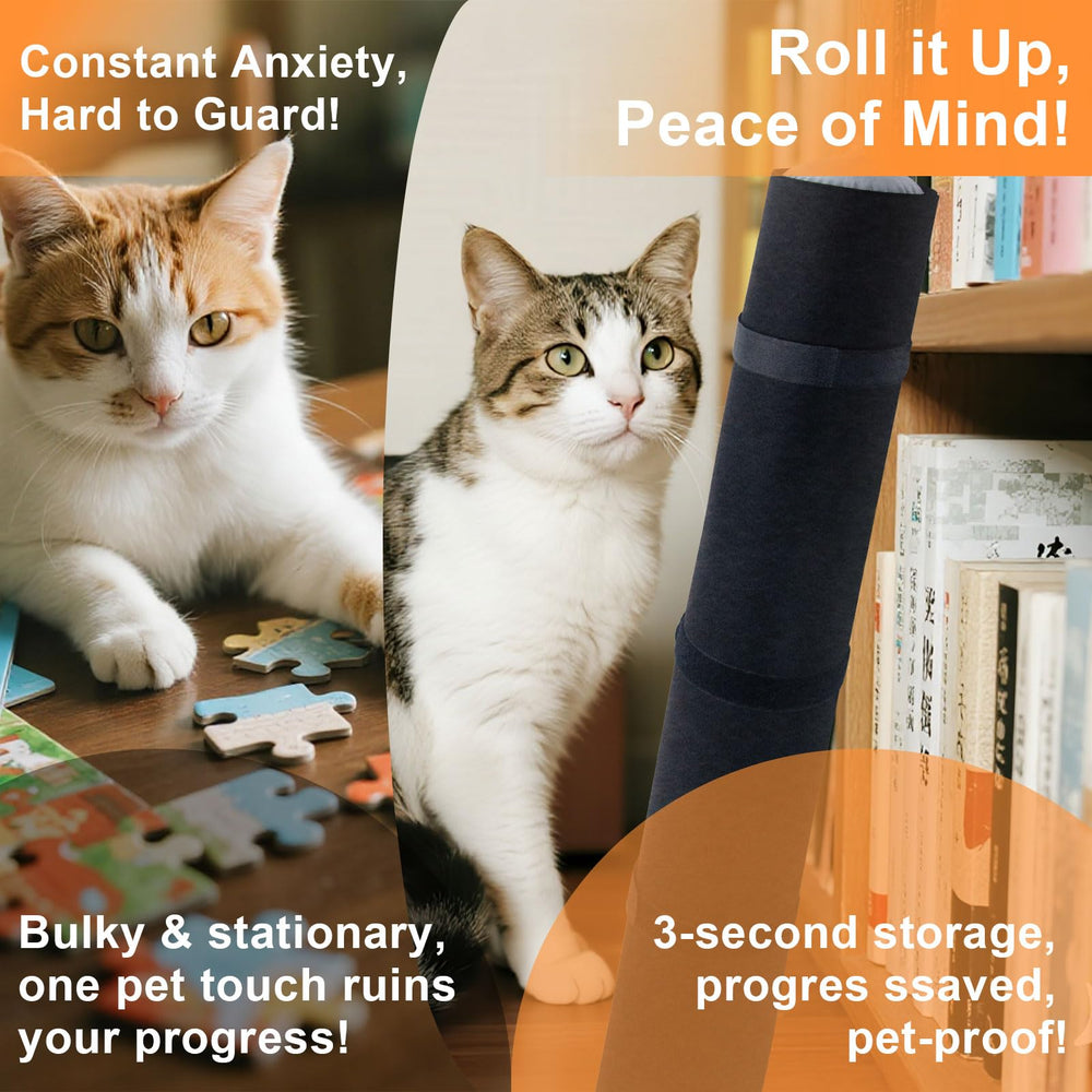 Napzy Puzzle Mat and carry bag ready for on-the-go use.