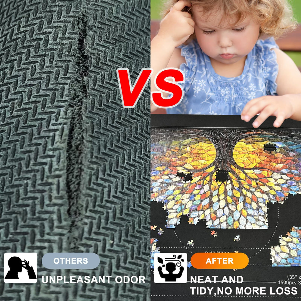 Napzy Puzzle Mat Rollup drawstring bag for portable storage