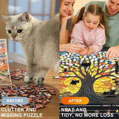Napzy Puzzle Mat Rollup eight trays for color sorting