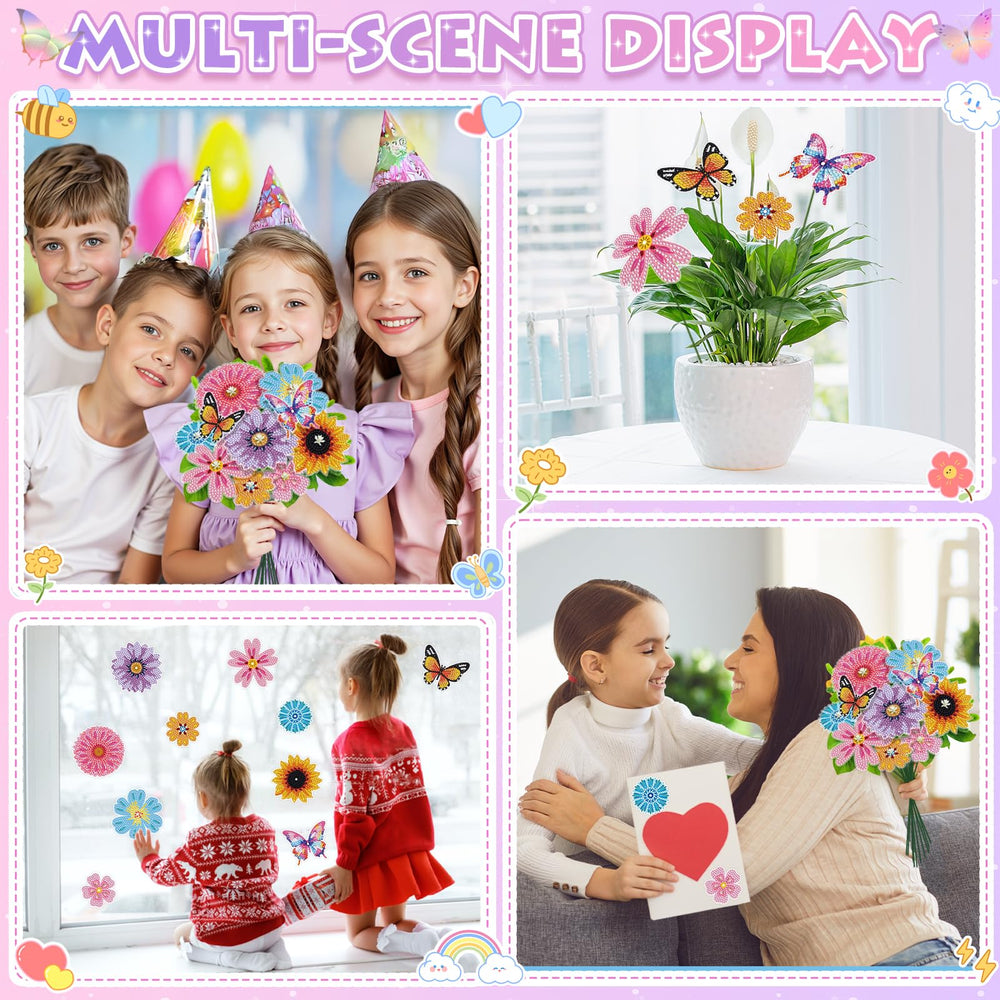 Nardoll kids crafting session captures bright colors and creative teamwork.