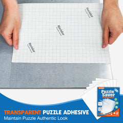 Nariolar 32-saver sheets preserve up to 1000-piece sections for display.