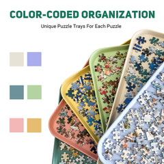 Nariolar six-color trays streamline color- or shape-based sorting.