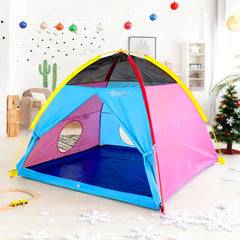 NARMAY Play Tent color-coated fiberglass poles for sturdy assembly