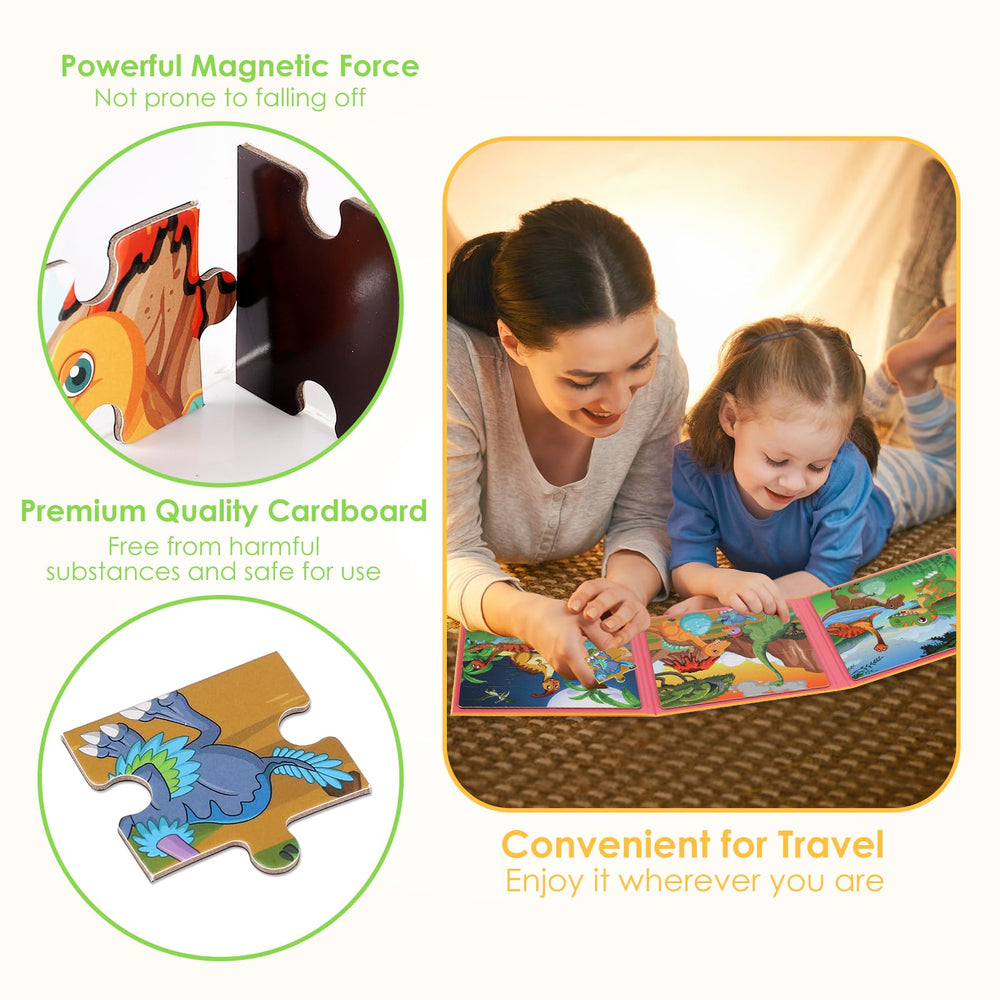 NASHRIO dinosaur puzzle ocean scene supports fine motor skills and focus.