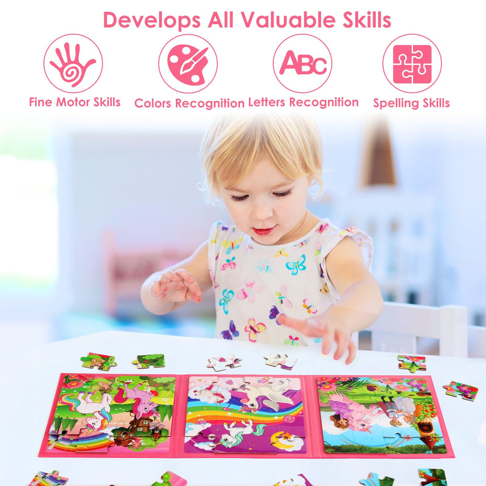 NASHRIO rounded edges enhance safety during puzzle time.