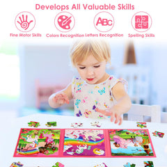 NASHRIO rounded edges enhance safety during puzzle time.