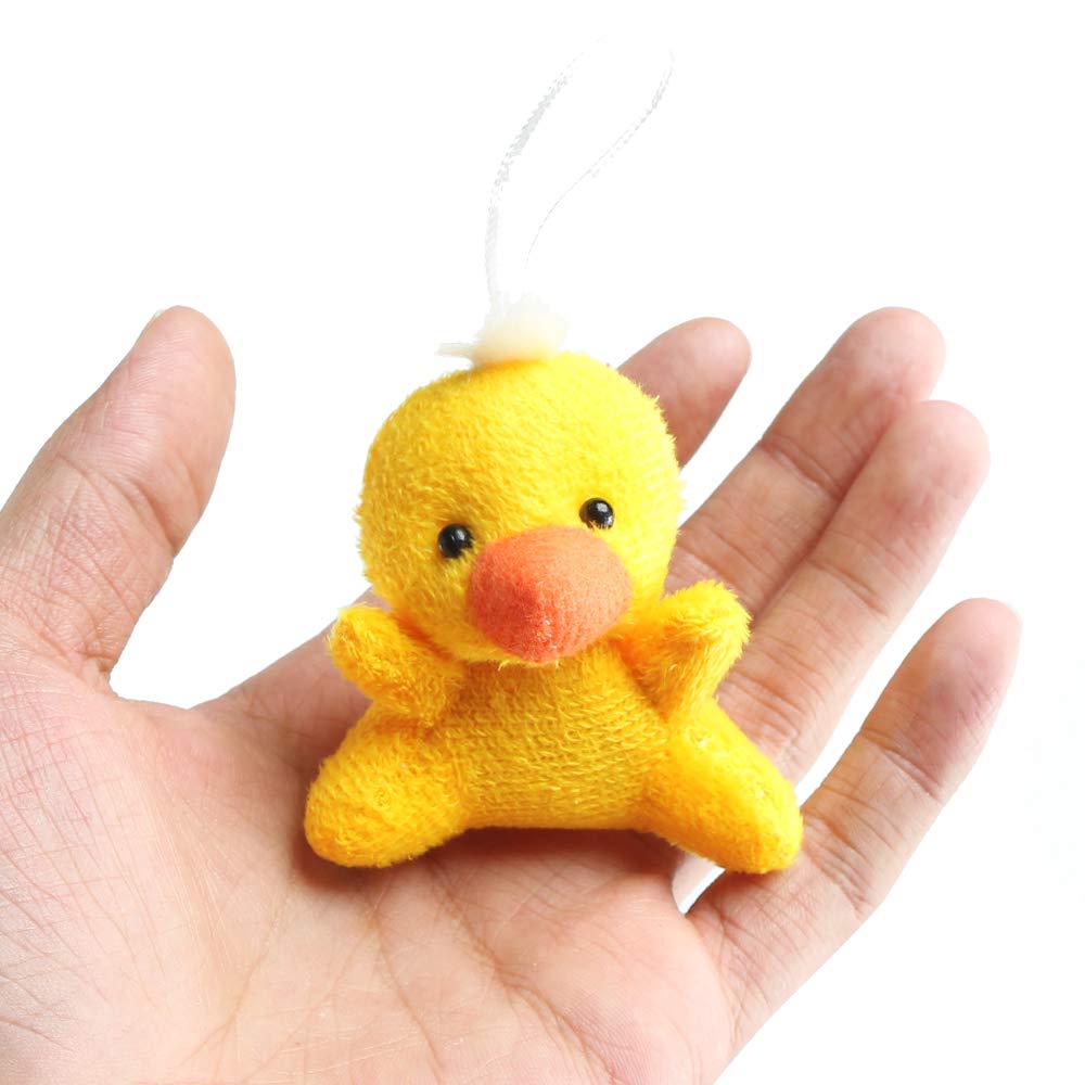 Nasidear mini plush elephant, 3 inch charm for backpacks.
