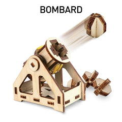 National Geographic Da Vinci laser-cut wood parts with precise craftsmanship.