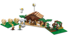 Nativity Bricks Ultimate Play Set three wise men approaching for storytelling